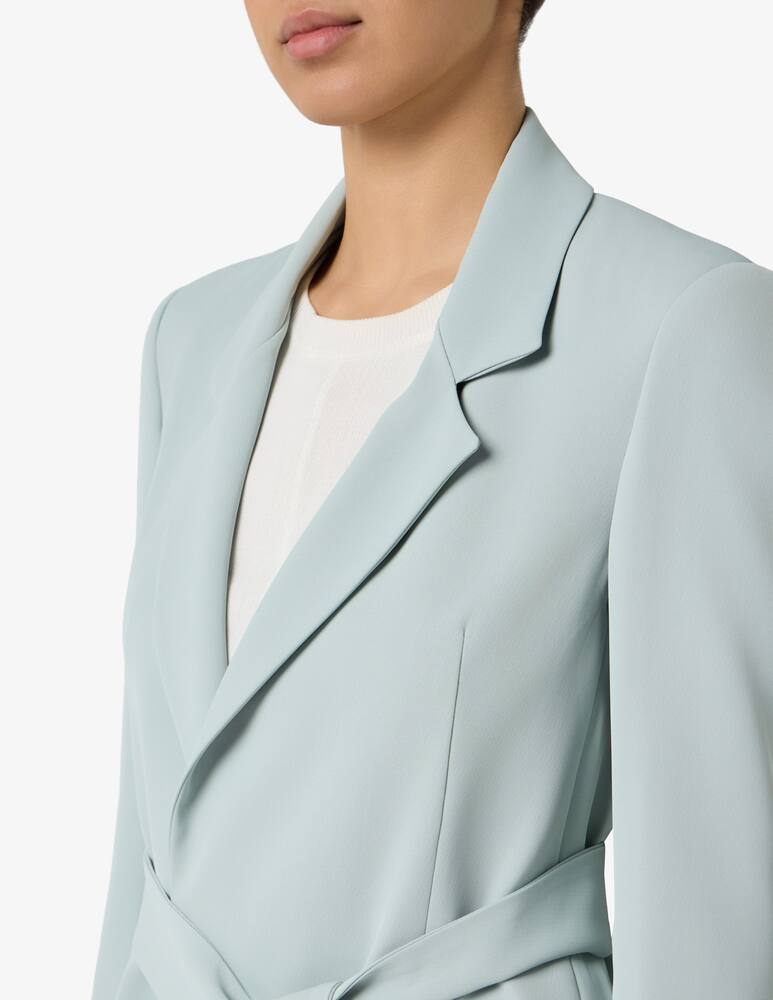 Sandro Ferrone Belted cady blazer - picture 4 Sandro Ferrone Belted cady blazer - picture 4