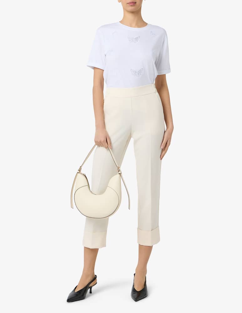 Sandro Ferrone Pantaloni cropped - immagine 2 Sandro Ferrone Pantaloni cropped - immagine 2