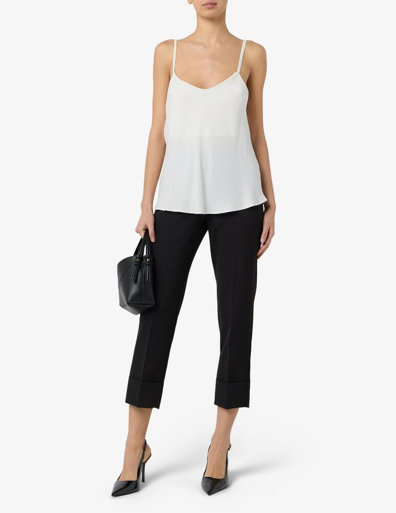 rinascente Sandro Ferrone Top con spalline in misto seta