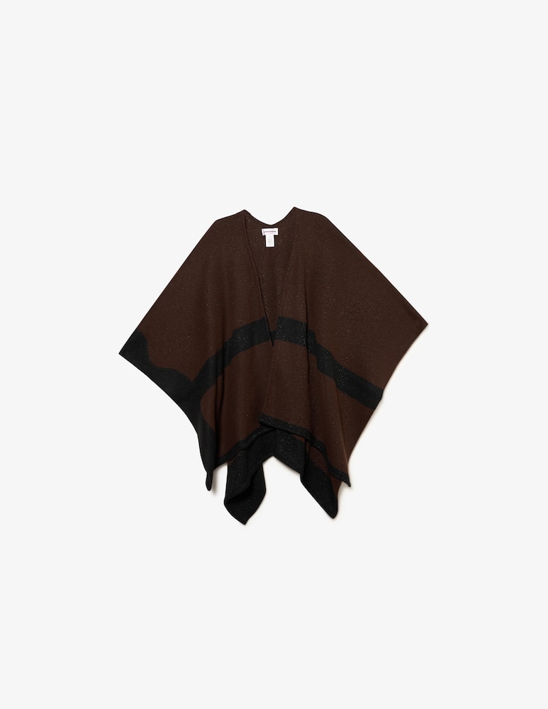 rinascente Sandro Ferrone Poncho in maglia lurex