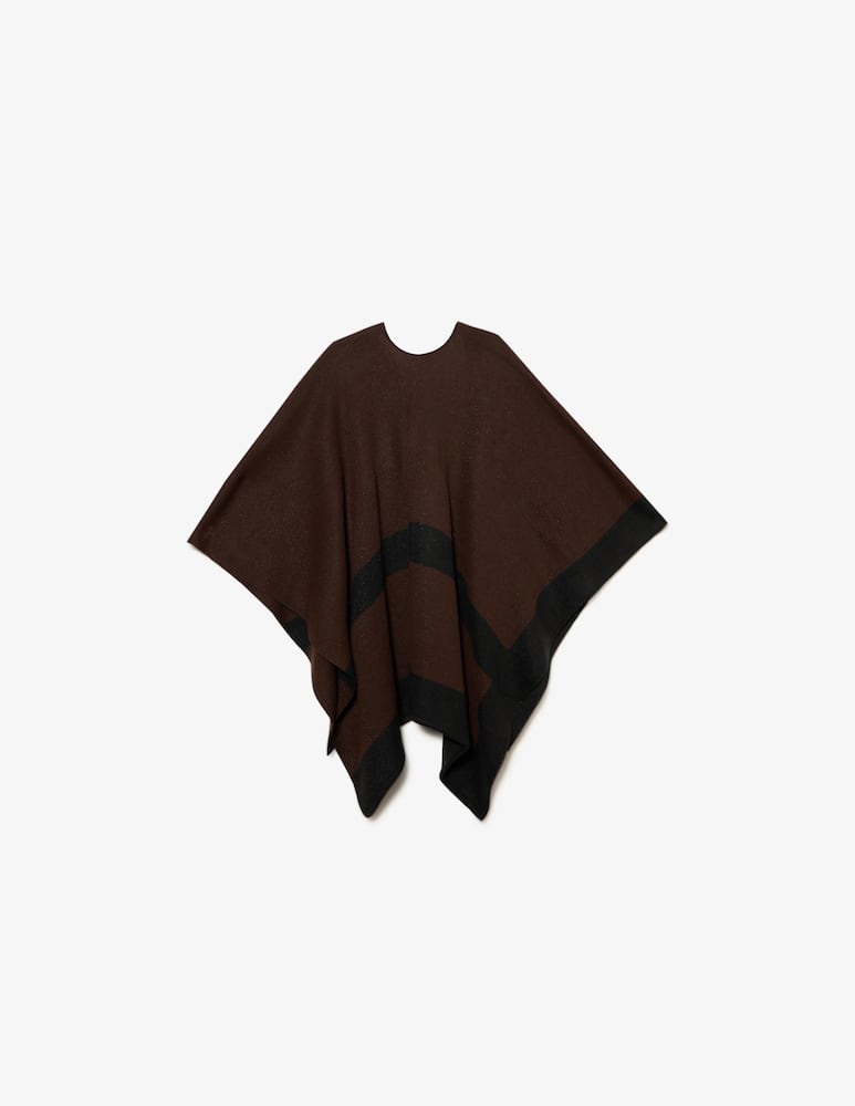 rinascente Sandro Ferrone Poncho in maglia lurex