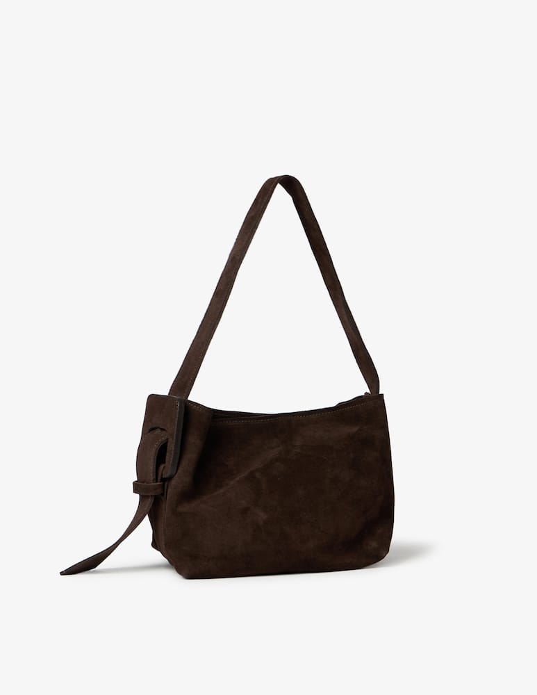 rinascente Sandro Ferrone Suede shoulder bag