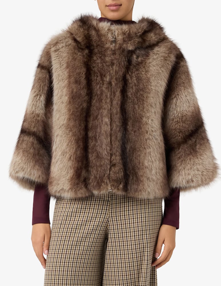 Sandro Ferrone Faux fur jacket - picture 1 Sandro Ferrone Faux fur jacket - picture 1