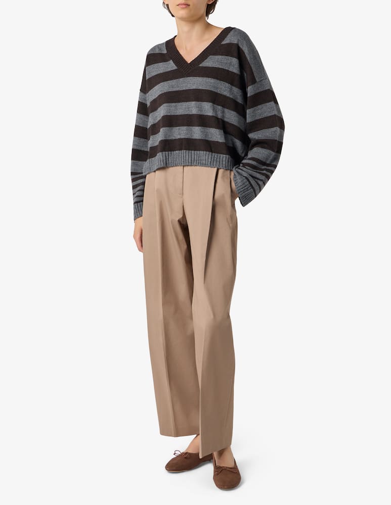 rinascente Sandro Ferrone Maglione rigato in misto lana