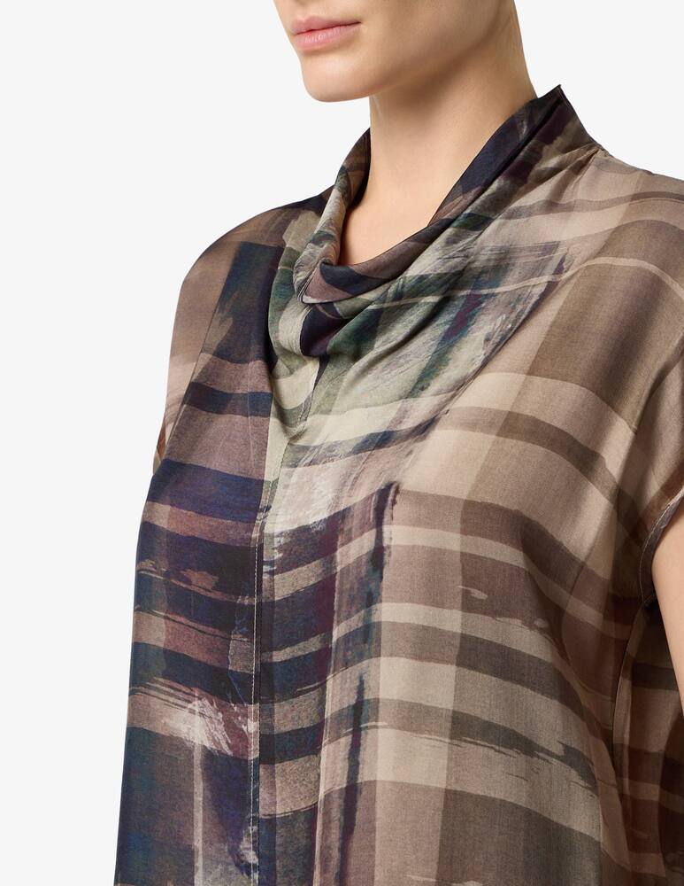 Sandro Ferrone Blusa stampata viscosa - immagine 4 Sandro Ferrone Blusa stampata viscosa - immagine 4
