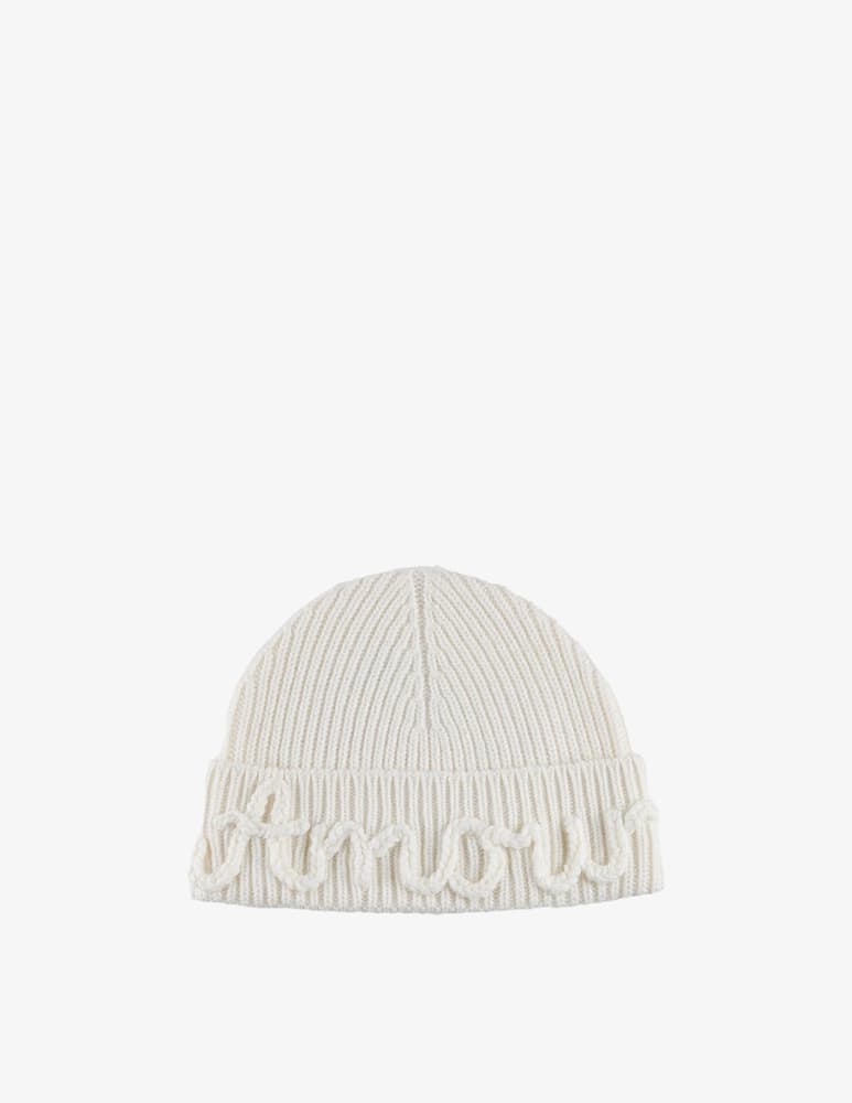 Sandro Ferrone Embroidered beanie - picture 1 Sandro Ferrone Embroidered beanie - picture 1