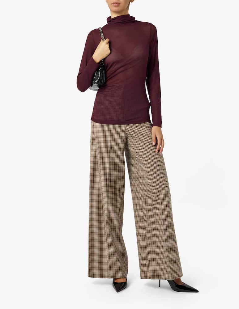 Sandro Ferrone Checked palazzo trousers - picture 2 Sandro Ferrone Checked palazzo trousers - picture 2