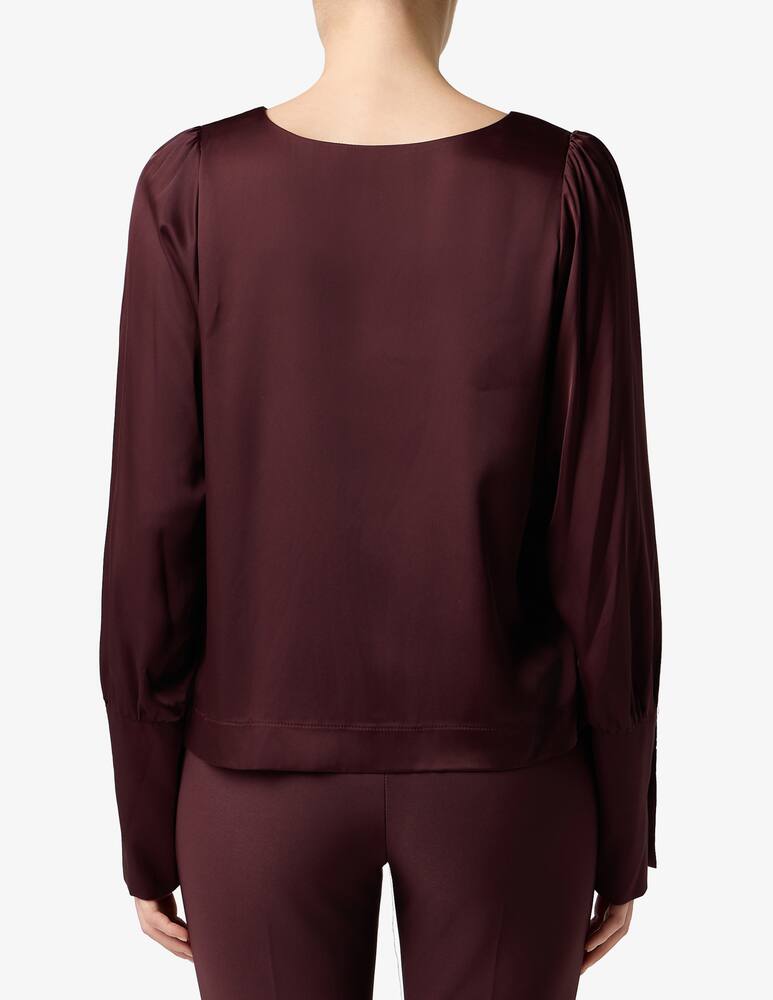 Sandro Ferrone Blusa in satin - immagine 3 Sandro Ferrone Blusa in satin - immagine 3