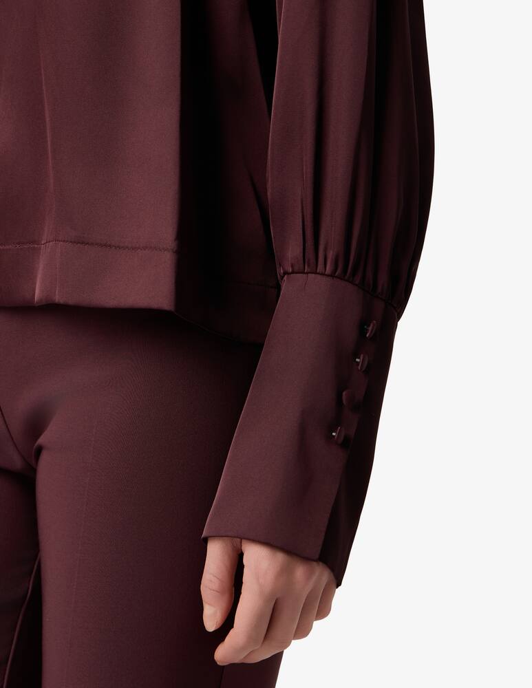 Sandro Ferrone Blusa in satin - immagine 4 Sandro Ferrone Blusa in satin - immagine 4