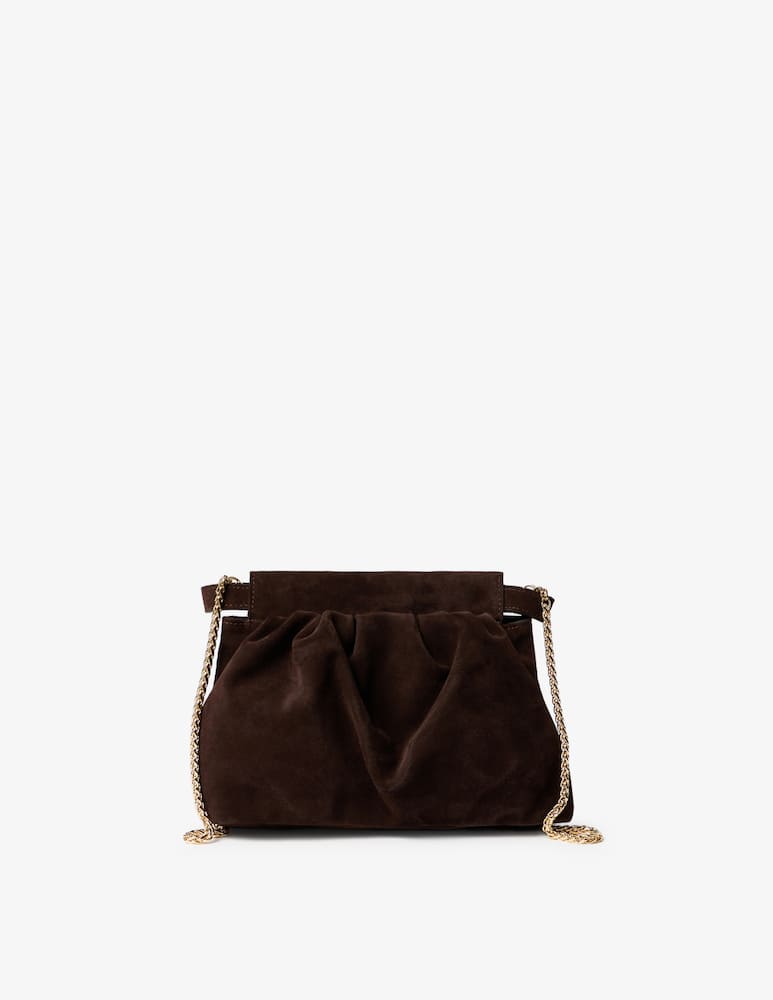 rinascente Sandro Ferrone Suede criossbody bag