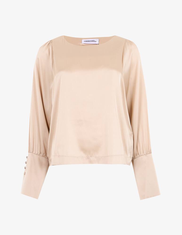 Sandro Ferrone Blusa in satin - immagine 1 Sandro Ferrone Blusa in satin - immagine 1