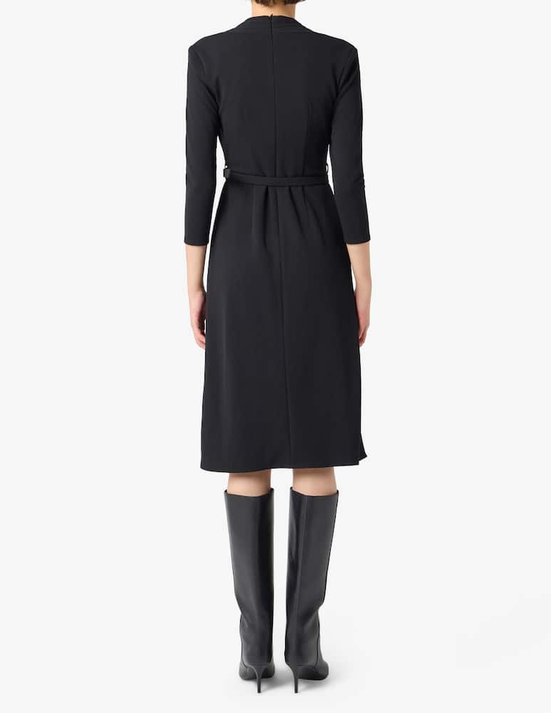 rinascente Sandro Ferrone Jersey crepe wrap dress