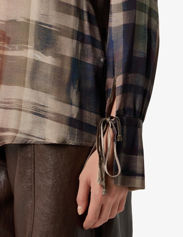 rinascente Sandro Ferrone Printed viscose blouse
