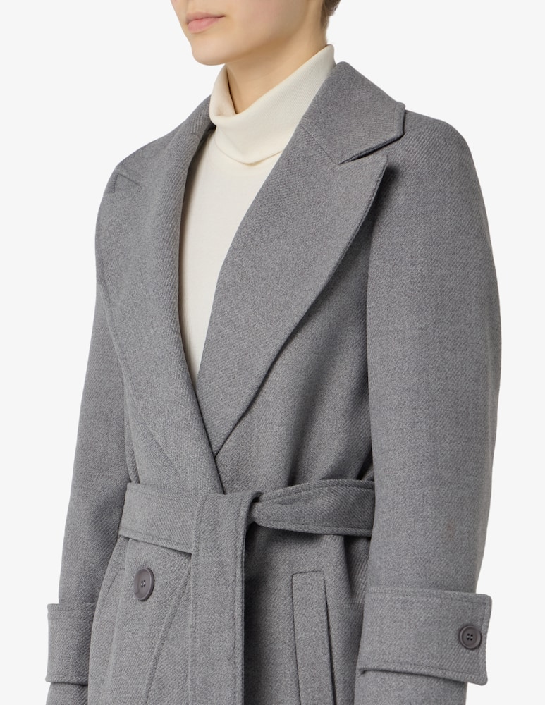 Sandro Ferrone Belted coat - picture 4 Sandro Ferrone Belted coat - picture 4