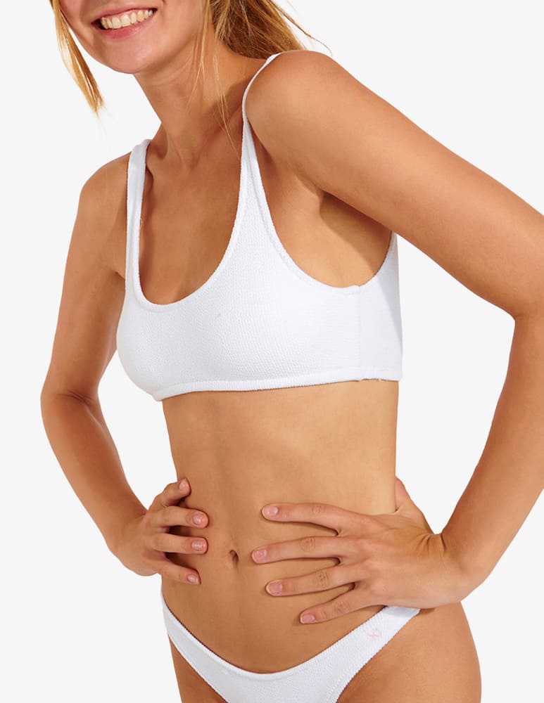 rinascente Banana Moon Justin scrunchy bikini top