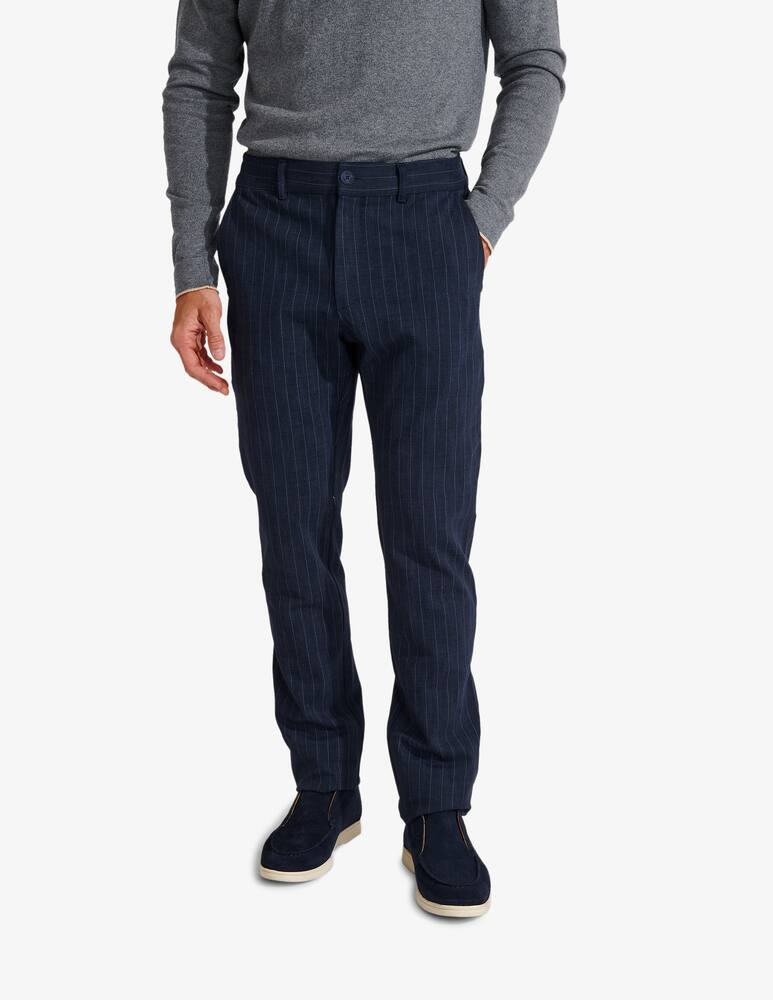 rinascente Cala Pinstripe serge trousers