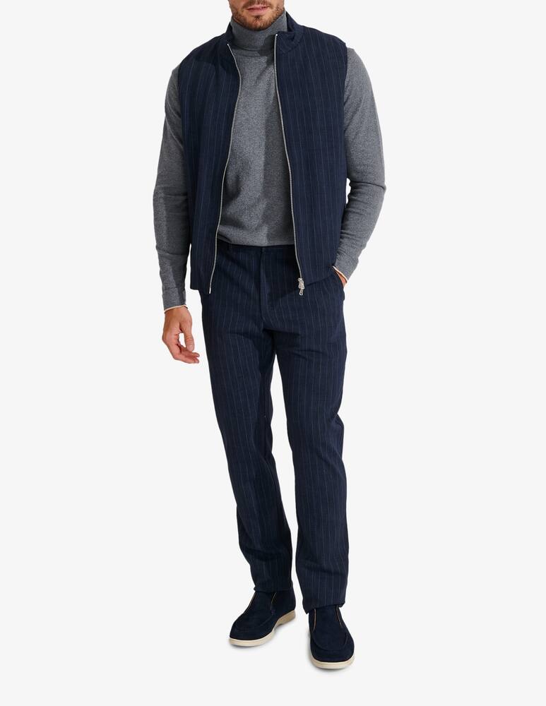 rinascente Cala Pinstripe serge trousers