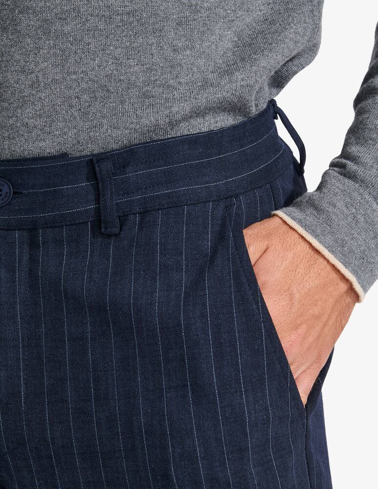 rinascente Cala Pinstripe serge trousers