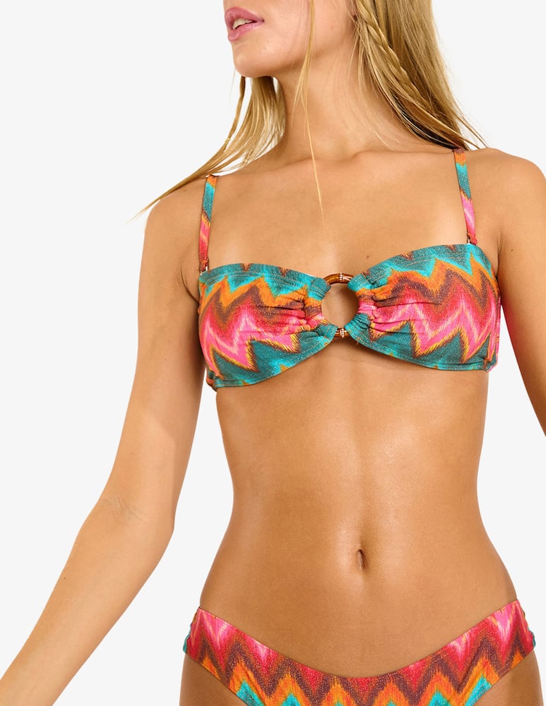 rinascente Banana Moon Nalika zigzag top bikini