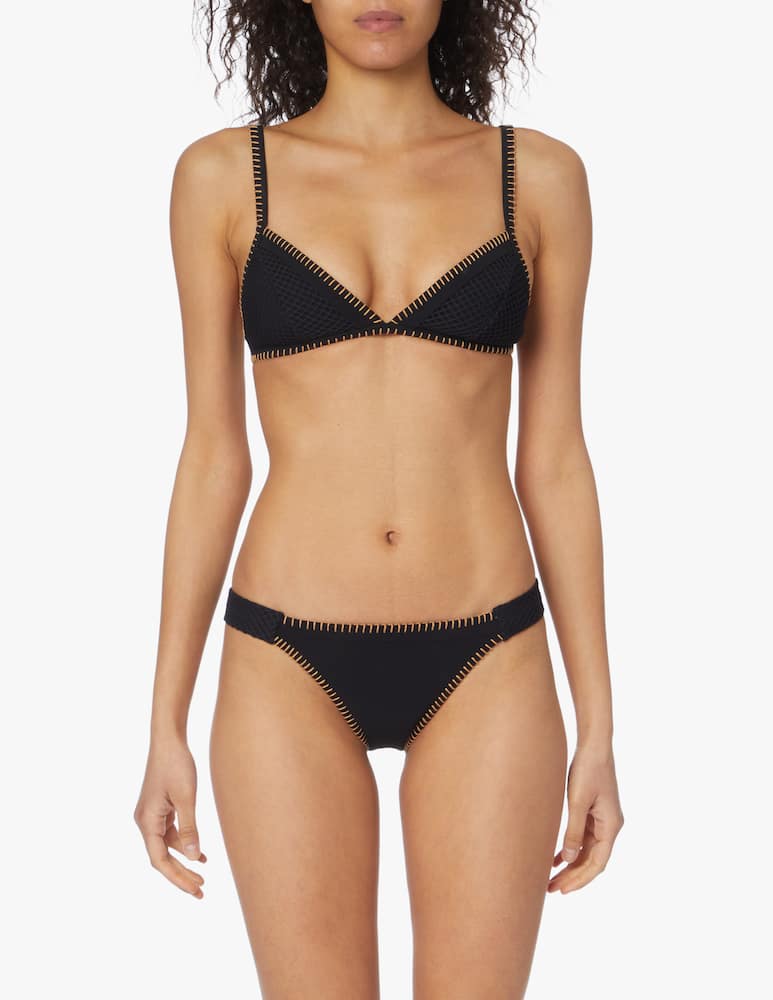 rinascente Banana Moon Taeko Santos bikini top - black