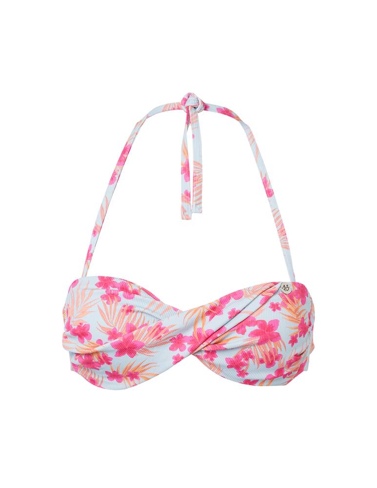 rinascente Banana Moon Top bikini a fascia Boro Blossom