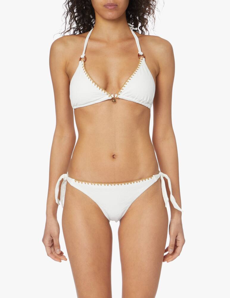 rinascente Banana Moon Yero Santafe bikini top - white