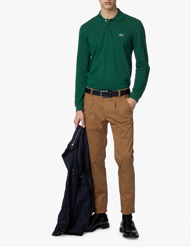 Lacoste Polo maniche lunghe - classic fit - immagine 2 Lacoste Polo maniche lunghe - classic fit - immagine 2