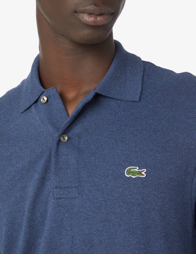 rinascente Lacoste Polo manica corta classic fit melange - Blu