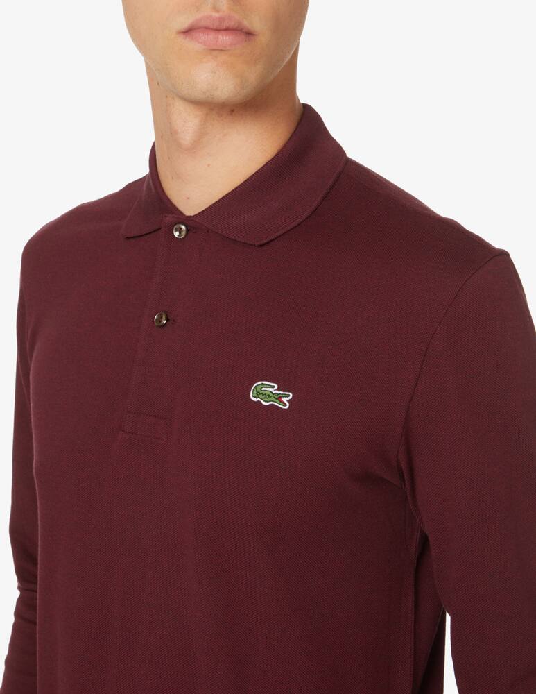 rinascente Lacoste Polo manica lunga regular fit - Rosso