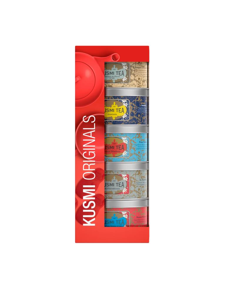 rinascente Kusmi Tè Russian Teas - cofanetto di 5 miniature di tè neri