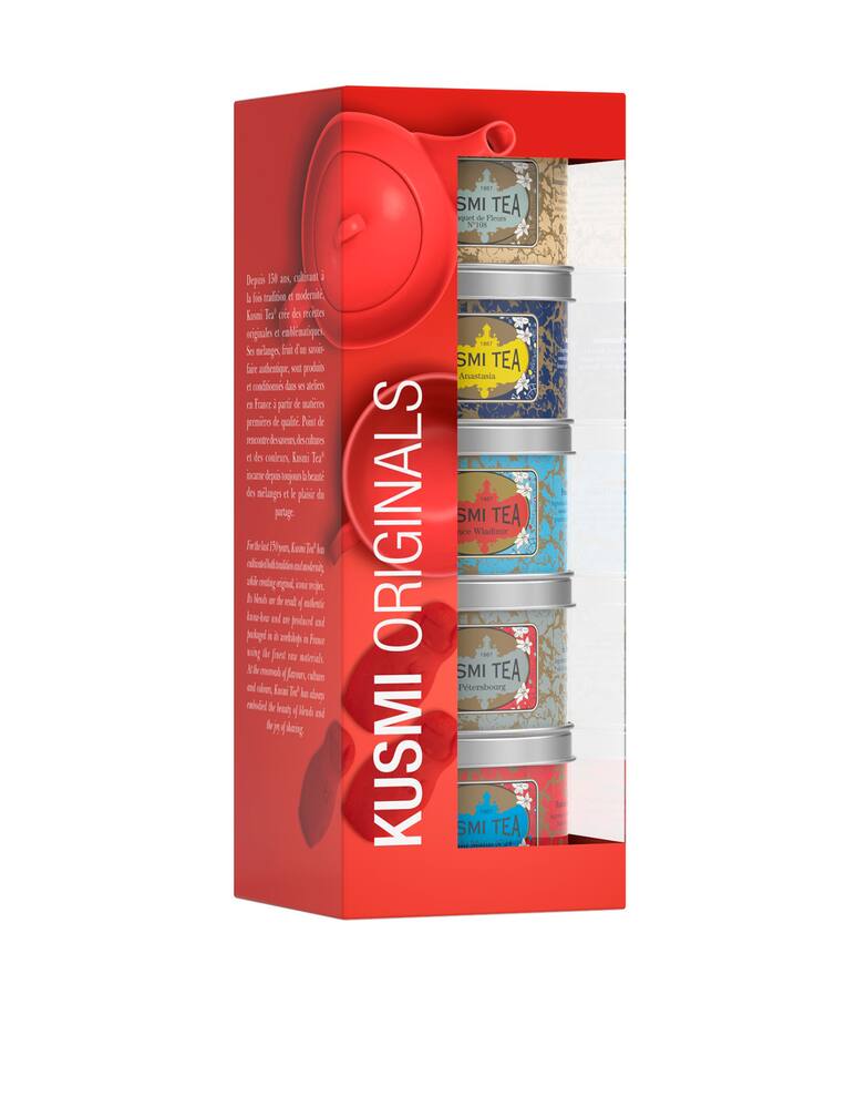 rinascente Kusmi Tè Russian Teas - cofanetto di 5 miniature di tè neri