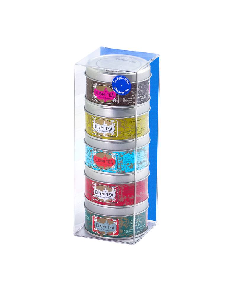 rinascente Kusmi Afternoon Teas Gift Pack With Infuser Metal Tin