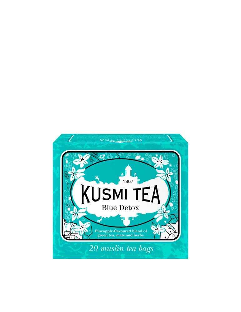rinascente Kusmi Blue Detox - 20 Muslin Tea Bags 1.55 Oz.