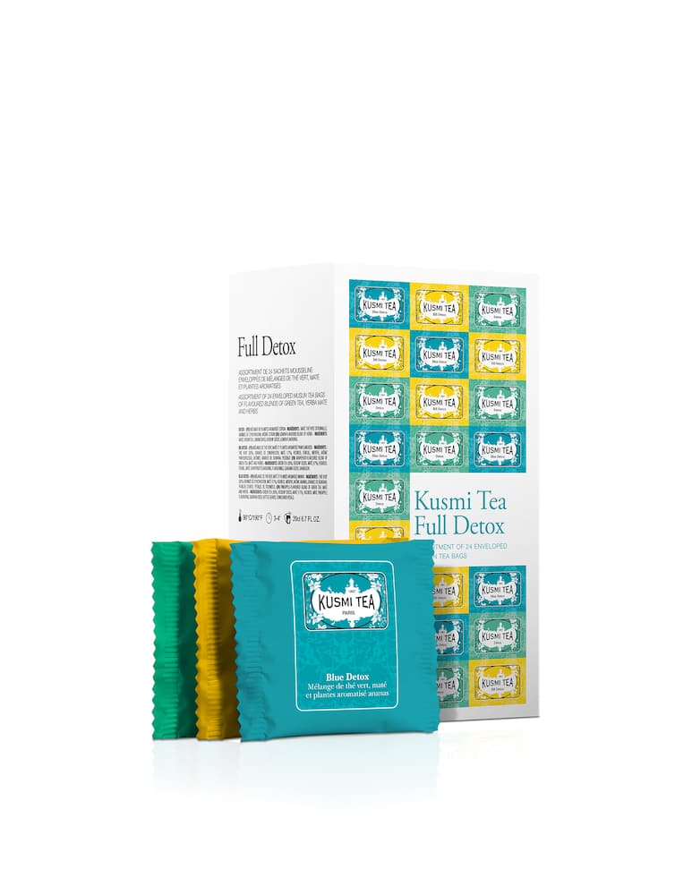 rinascente Kusmi Cofanetto 24 Bustine Miscela Di Tè Verde Mate e Piante