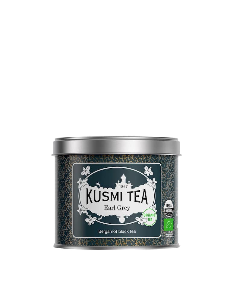 Kusmi Earl Grey Biologico - scatola di metallo 100gr - immagine 1 Kusmi Earl Grey Biologico - scatola di metallo 100gr - immagine 1