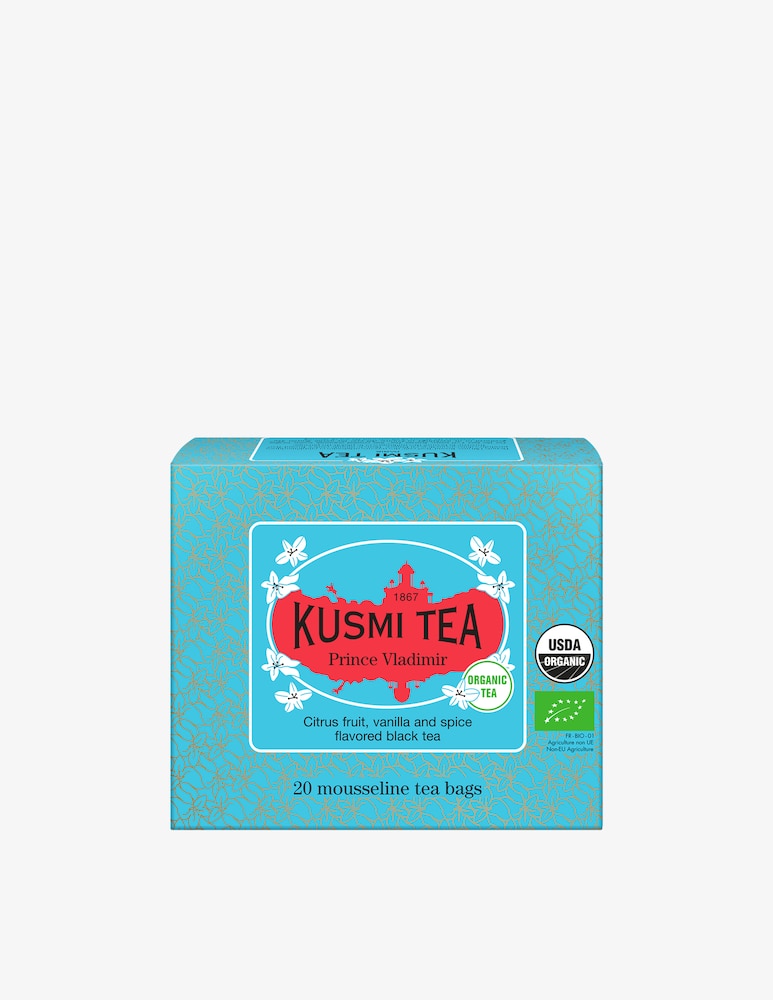 Kusmi Prince Vladimir Bio 20 bustine in mussolina 40gr - immagine 1 Kusmi Prince Vladimir Bio 20 bustine in mussolina 40gr - immagine 1
