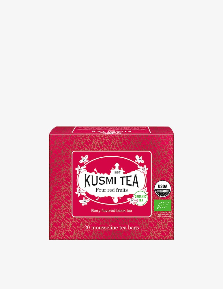 Kusmi Quatro Frutti Rossi bio 20 bustine in mussolina 40gr - immagine 1 Kusmi Quatro Frutti Rossi bio 20 bustine in mussolina 40gr - immagine 1