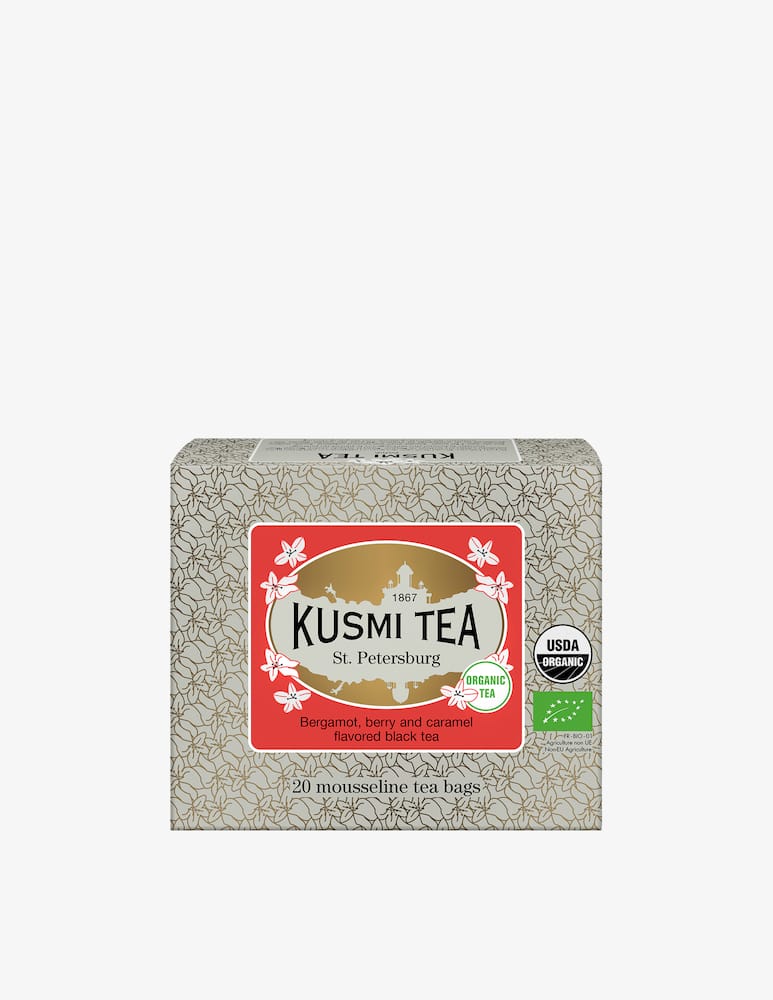 Kusmi St. Petersburg Bio 20 bustine in mussolina 40gr - immagine 1 Kusmi St. Petersburg Bio 20 bustine in mussolina 40gr - immagine 1