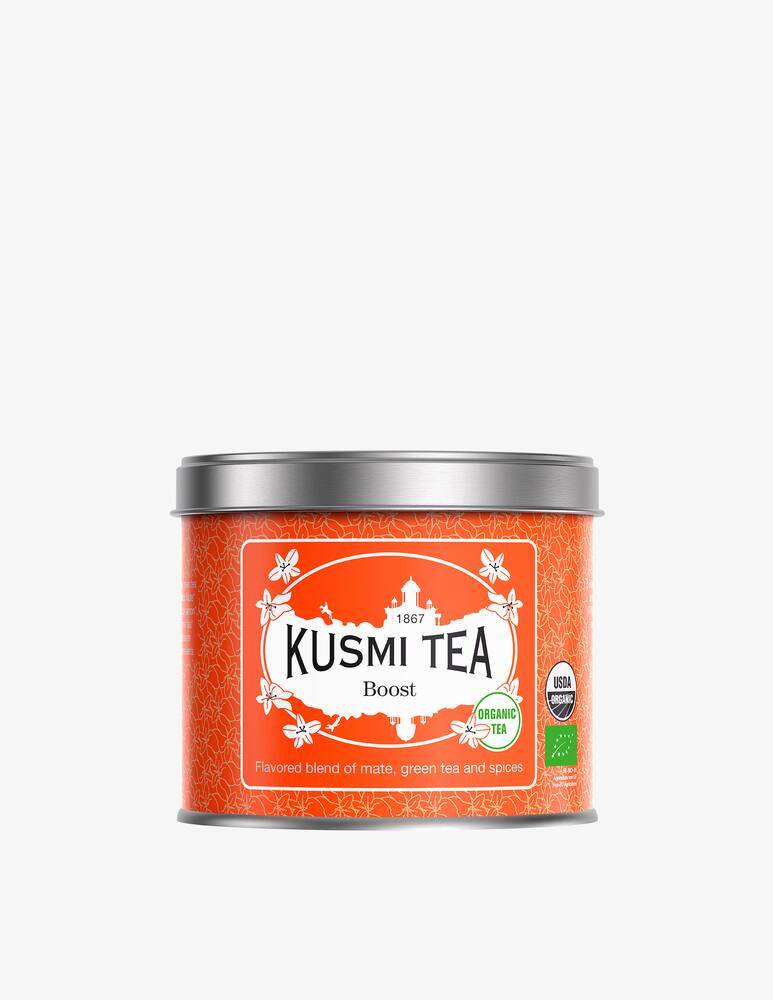 Kusmi Boost Bio Scatola in metallo di té sfuso 100gr - immagine 1 Kusmi Boost Bio Scatola in metallo di té sfuso 100gr - immagine 1