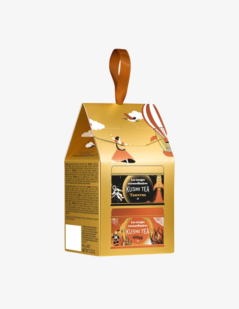 rinascente Kusmi Pack of 2 organic miniatures 45g