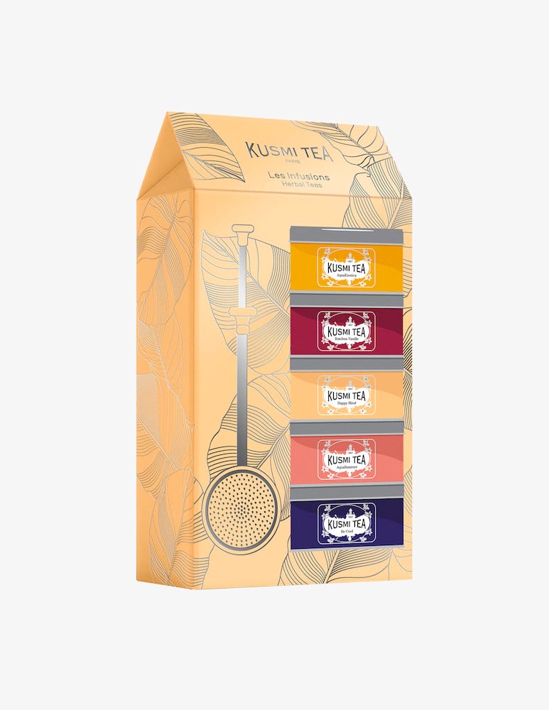 rinascente Kusmi Organic Herbal Tea Gift Set with Infuser 98g