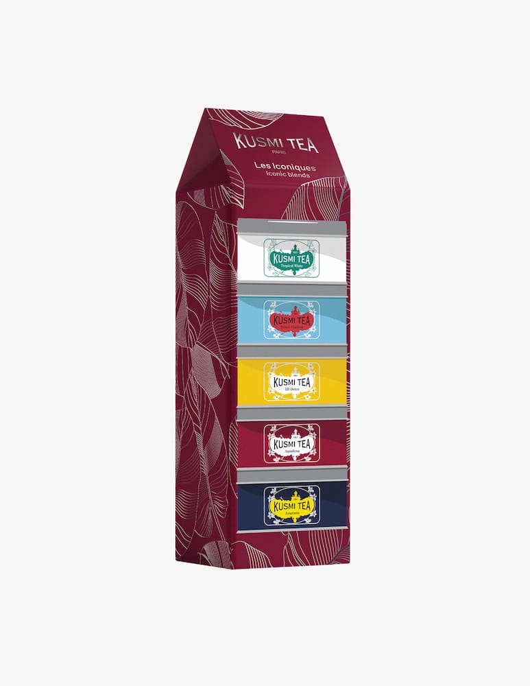 rinascente Kusmi Iconics Organic Tea Assortment in Tin 5-piece set 100g