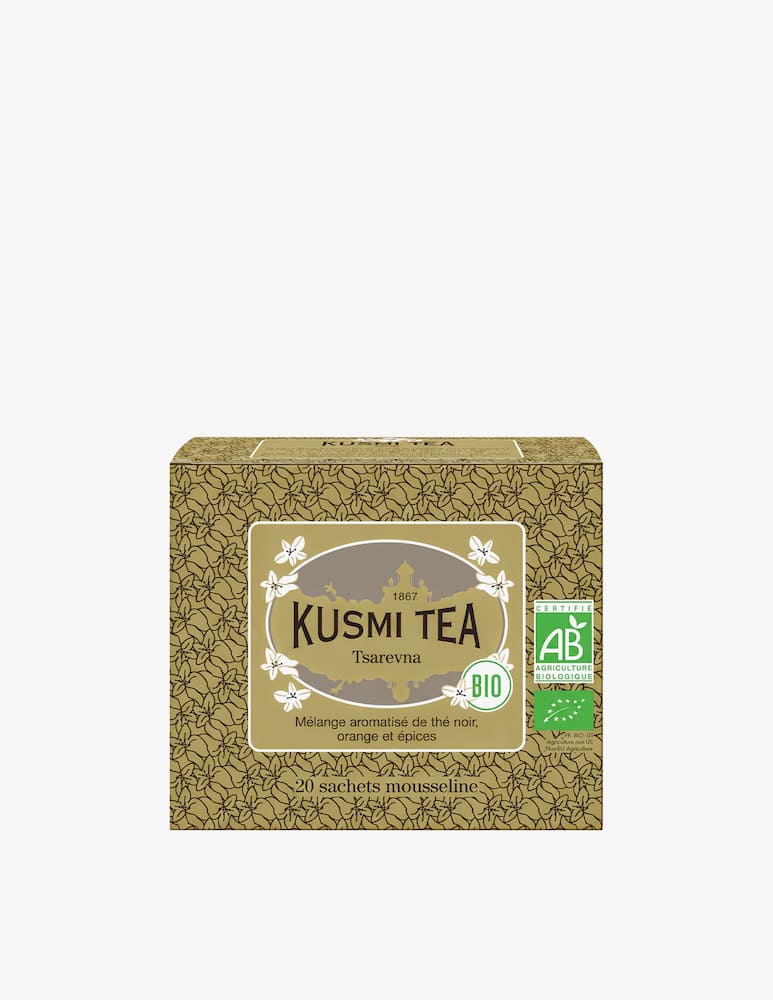 Kusmi Tsarevna bio 20 bustine di mussola 40g - immagine 1 Kusmi Tsarevna bio 20 bustine di mussola 40g - immagine 1