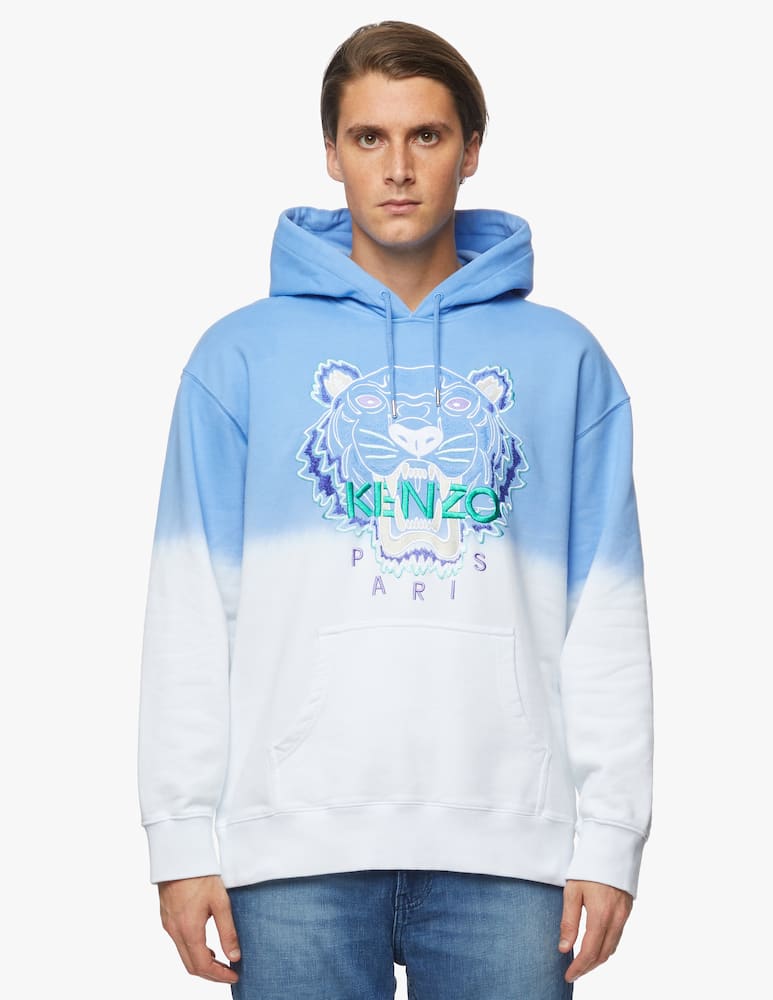 rinascente Kenzo Felpa Bicolor in Cotone - viola