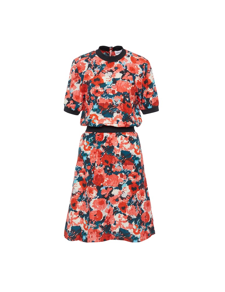 rinascente Kenzo Vestito lungo girocollo stampa fiori