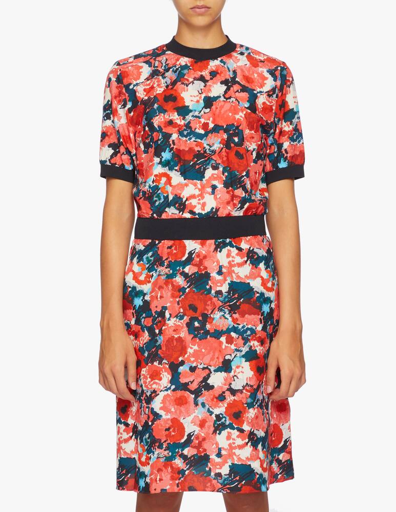 rinascente Kenzo Vestito lungo girocollo stampa fiori