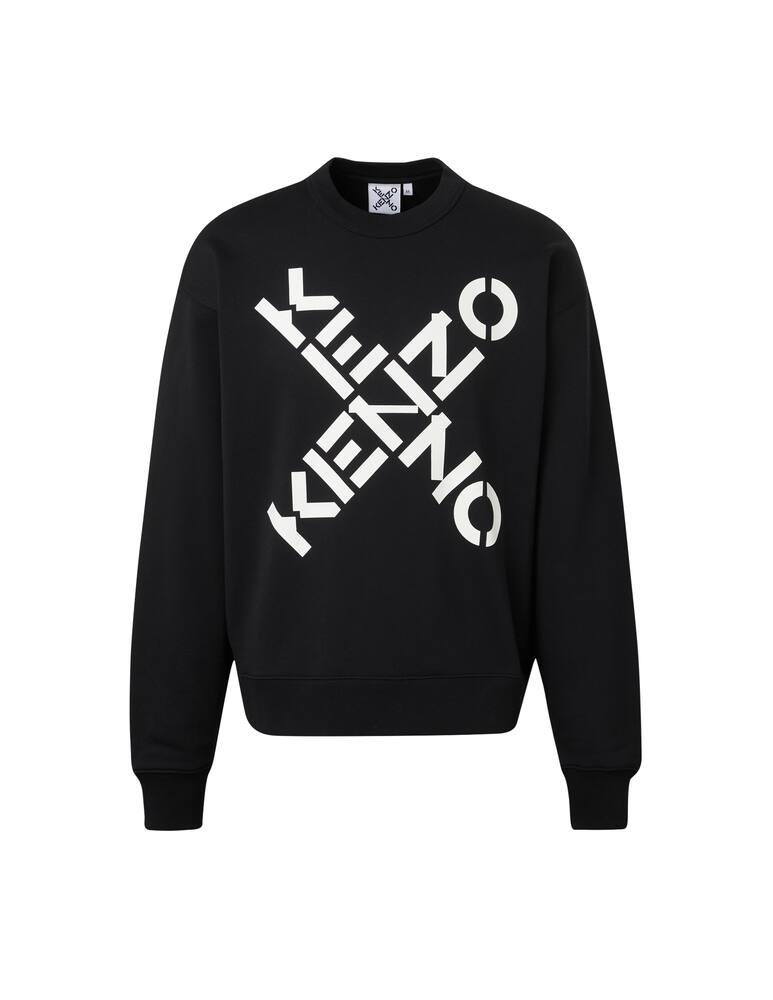 rinascente Kenzo Felpa girocollo sport over - nero