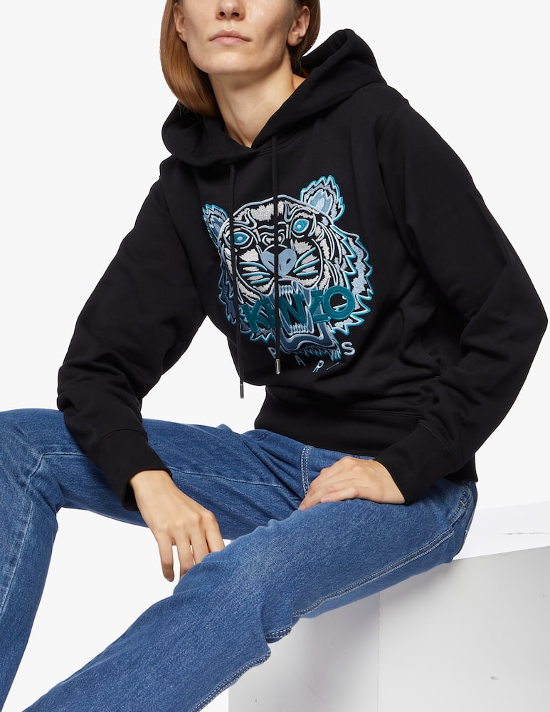rinascente Kenzo Tiger hoodie - black