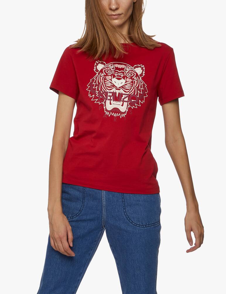 rinascente Kenzo T-Shirt Tigre in cotone - rosso
