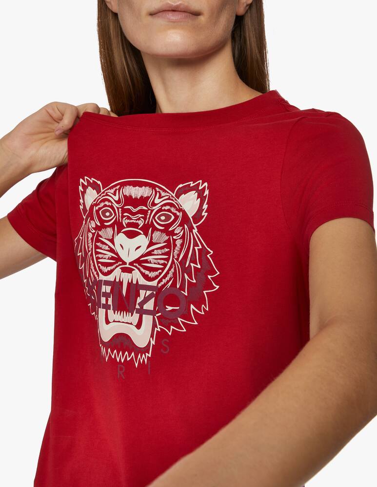 rinascente Kenzo T-Shirt Tigre in cotone - rosso